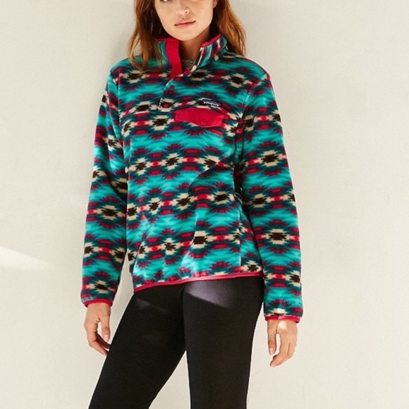 Patagonia Synchilla Snap T Pullover Wild Desert Beryl Green Size‎ Large - Picture 1 of 7